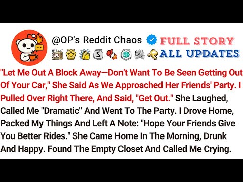 "Let Me Out A Block Away—Don't Want To Be Seen Getting Out Of Your Car," She Said As We Approached..