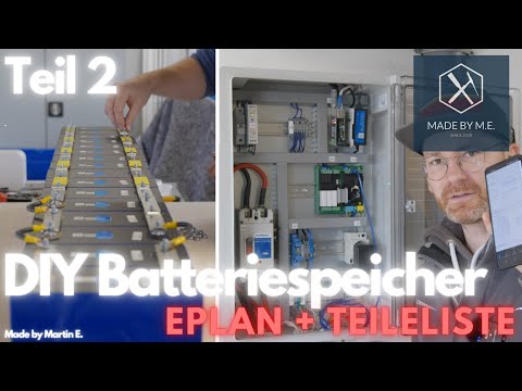 DIY Batteriespeicher 14,3 kWh LiFePo4 für Solar | Photovoltaik Anlage | Teil 2 Die Verteilung