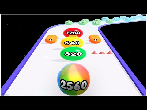 Ball Master 2048 Ball Run 3D - Gameplay Walkthrough - Levels 104-123