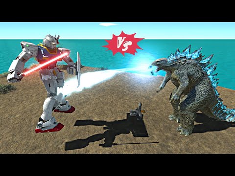 Godzilla 2014 vs Kaiju Monsters - Animal Revolt Battle Simulator