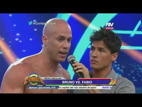 Fabio y Bruno Agostini se agreden durante desafío