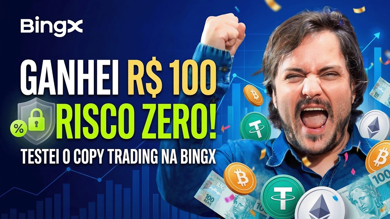 DEIXEI UM TRADER PROFISSIONAL CUIDAR DO MEU DINHEIRO (com R$ 100 da BingX)