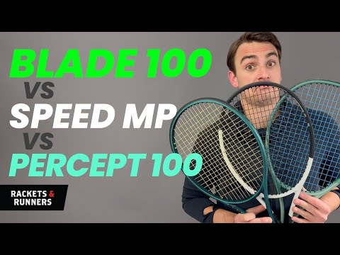 We finally got the Wilson Blade 100 V9!! Blade 100 vs. Speed MP vs. Percept 100 | Rackets & Runners
