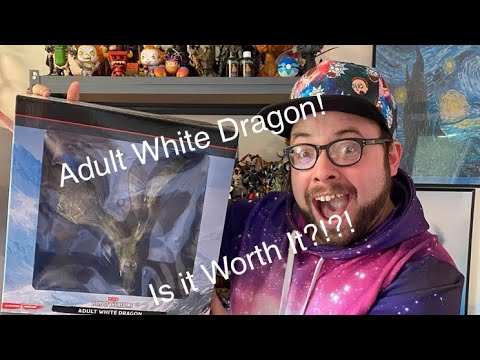 D&D Icons of the Realms: Adult White Dragon Premium Mini Unboxing and Review- WizKids
