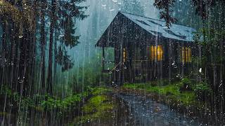 Rain and Thunder Sounds for Deep Sleep 🌧️ No Ads – Cozy Rainstorm Ambience for Peaceful Dreams