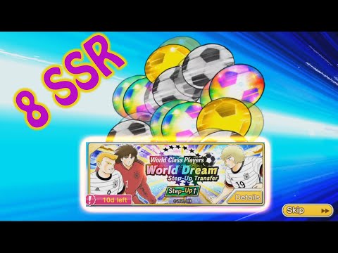 8 SSR, Gatcha 1-5 step WPC Dream Transfer. Captain Tsubasa Dream Team Indonesia