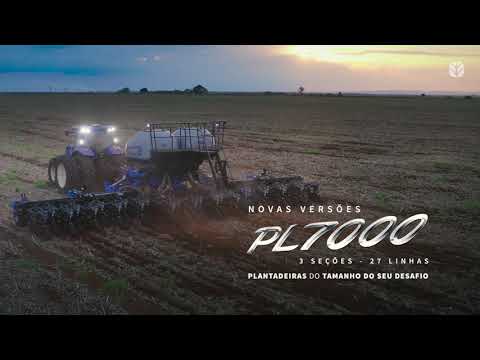 Nova Versão PL7000 | 3 seções e 27 linhas para mais eficiência no plantio
