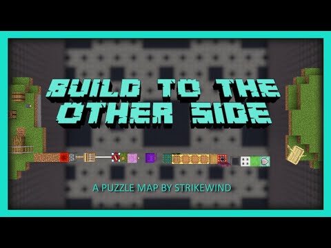 BUILD TO THE OTHER SIDE • Minecraft Puzzle Map