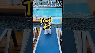 Towel Art #cruise #cruisetour #travelvlog #cruiseship #travel #carnival #splendor #towelart