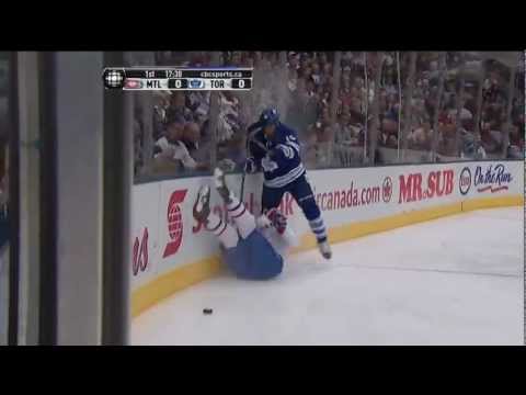 Mike Brown Hit on Chris Campoli - Oct 6th 2011 (HD)
