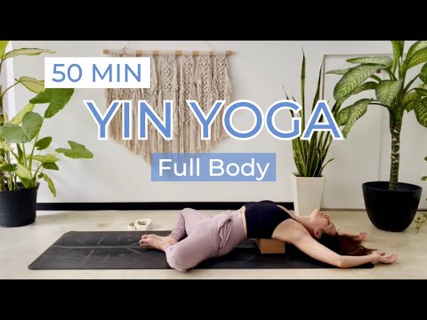 50 Min Yin Yoga | Full Body Stretch for Improved Flexibility, Relaxation & Calm