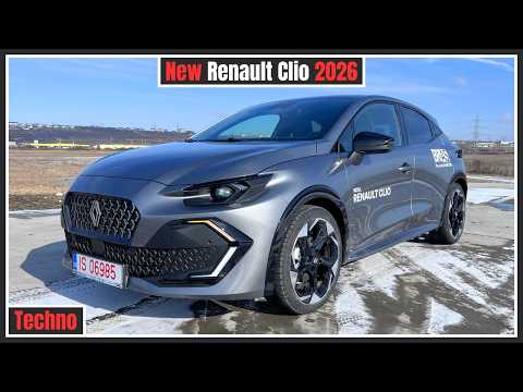 2026 Renault Clio 6 (Techno) Review Interior & Exterior Details