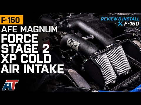 2017-2020 F150 3.5L EcoBoost AFE Magnum FORCE Stage 2 XP Cold Air Intake Filter Review & Install
