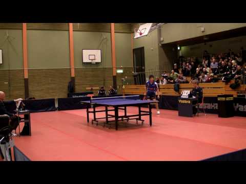 Takanori Shimoyama - Guo Kai (2:a set), Mariedals IK - Falkenbergs BTK