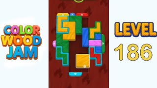 Color Wood Jam Level 186 Walkthrough Solution