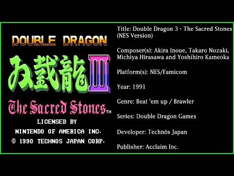 Double Dragon 3: The Sacred Stones (NES) [Soundtrack in FULL HD & 320 KBPS]