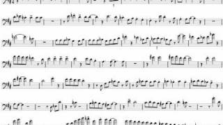 JJ Johnson &#39;I&#39;ll Remember April&#39; Trombone Solo Transcription
