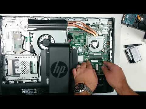 HP 8300 AIO disassembly - how to change hard disk & ram