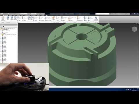 How to use a 3D Mouse in Autodesk Inventor - Introduction (3Dconnexion)