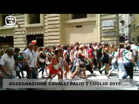 Assegnazione cavalli Palio 2 luglio 2015