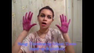 Ghost Town Hair Dye Off With Her Head Tutorial |Kylie The Jellyfish|