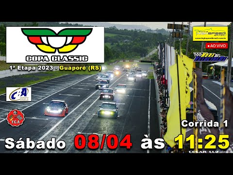 COPA CLASSIC | Corrida 1 | 1ª Etapa 2023 - Guaporé (RS) | Ao Vivo