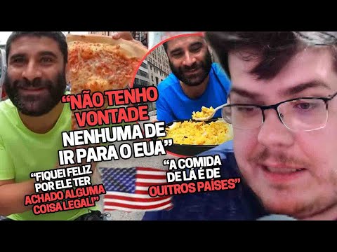 CASIMIRO REAGE: EXPERIMENTANDO COMIDAS DE NEW YORK | Cortes do Casimito