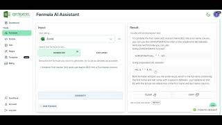 Excel formula Generator AI #ai #gptexcel #gpt_excel #excel
