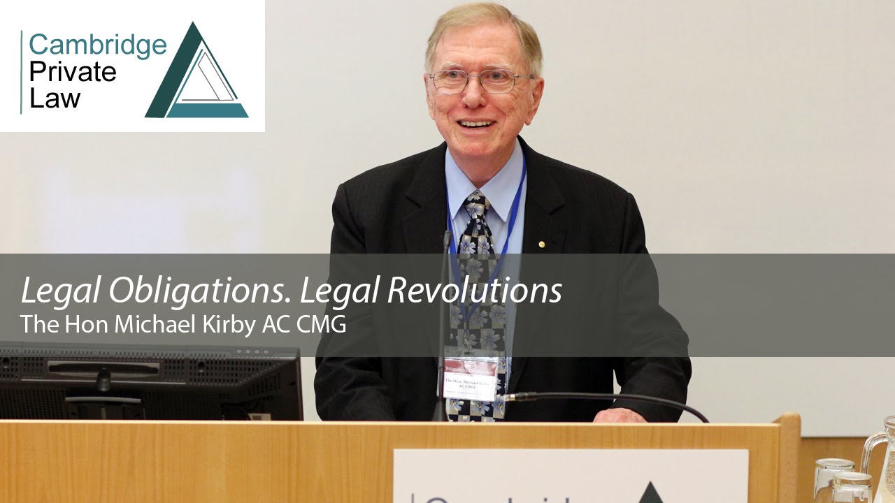 'Legal Obligations. Legal Revolutions': 2016 Cambridge Freshfields Lecture