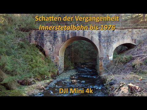 Shadows of the past - Innerstetal railway in the Harz Mountains | DJI Mini 4K