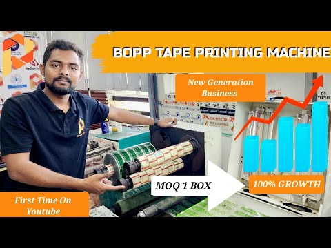 Bopp Adhesive Tape Printing Machine