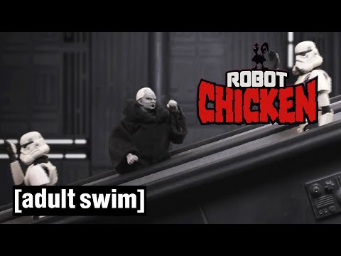 Robot Chicken | Emperor Escalator | Adult Swim UK 🇬🇧