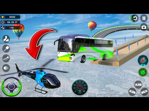 Driving Simulator Game | Impossible Bus Stunt | Android Gameplay