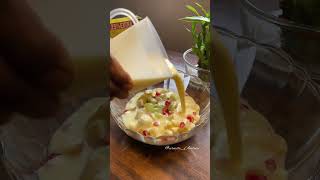 Mix fruit custard? ❤️🤤 #custard #viral #shorts #dessert