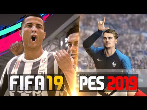 FIFA 19 vs PES 19 GOALS AND CELEBRATIONS