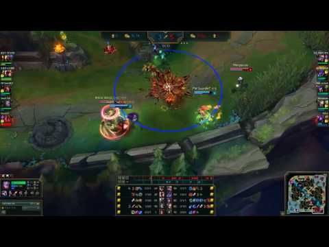 LOL korean challenger Faker Syndra vs Zed solo mid