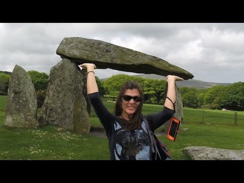 Pentre Ifan and Bryn Celli Ddu Burial Chamber Henge Anglesey North Wales Travel VLOG