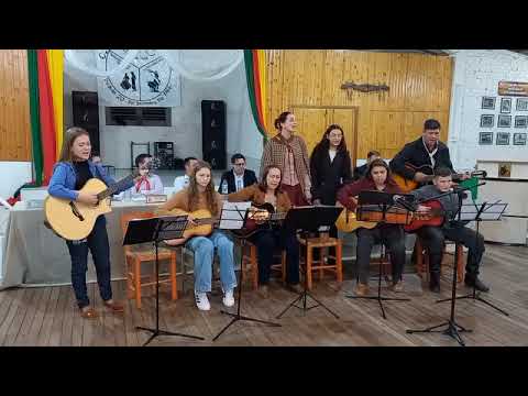CAMPOS BORGES | Primeira apresentação dos da oficina de aulas de violão do CTG Galpão Hospitaleiro.