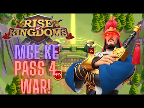 1022 MGE KE PASS 4 WAR! Heroic Anthem KvK | Rise of Kingdoms