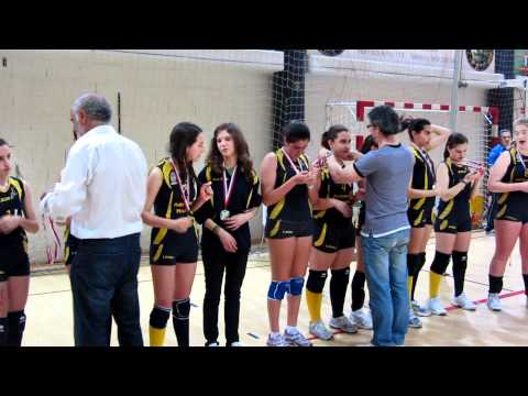 12-05-2012. Voleibol Las chicas infantiles campeonas regionales.