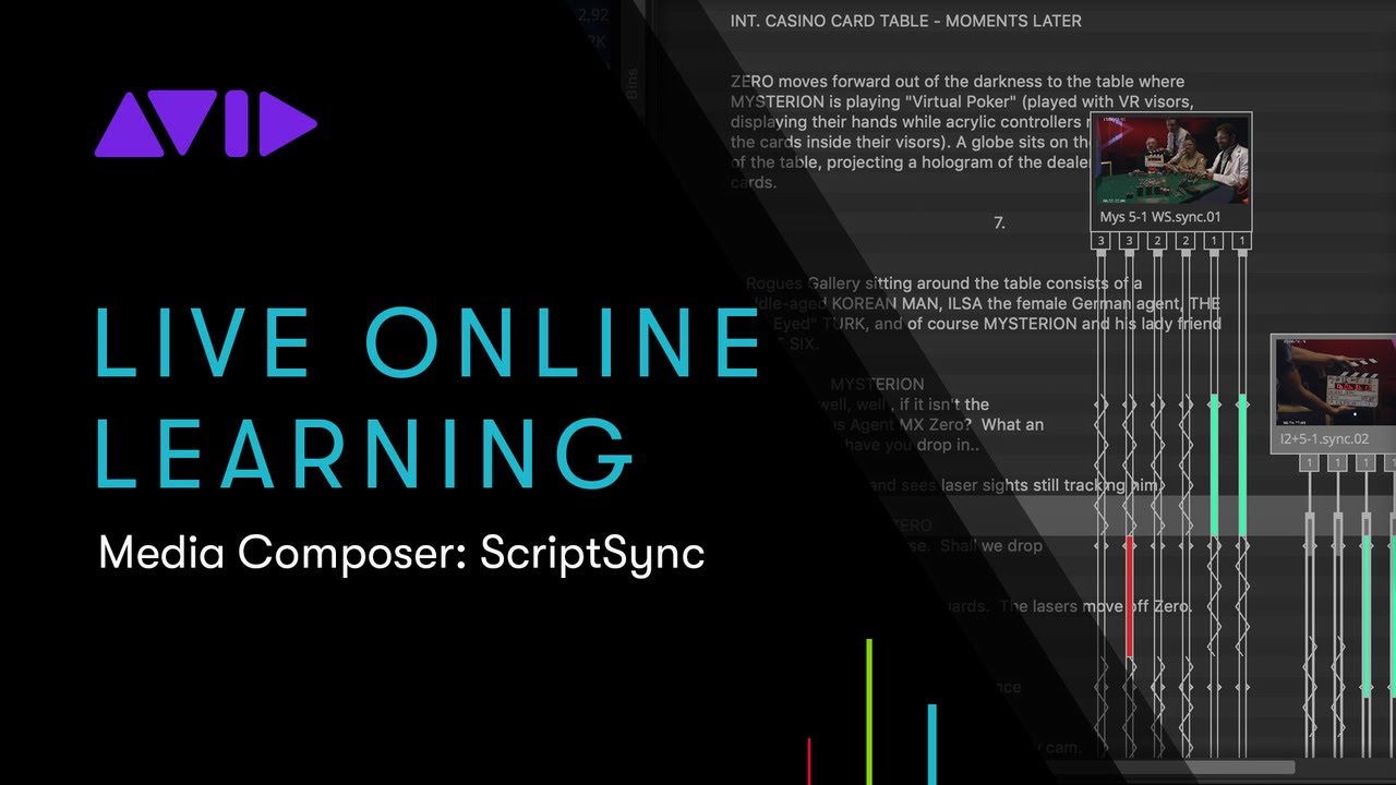 Avid Online Learning — Media Composer: ScriptSync
