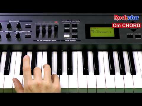 Cm chord on Keyboard