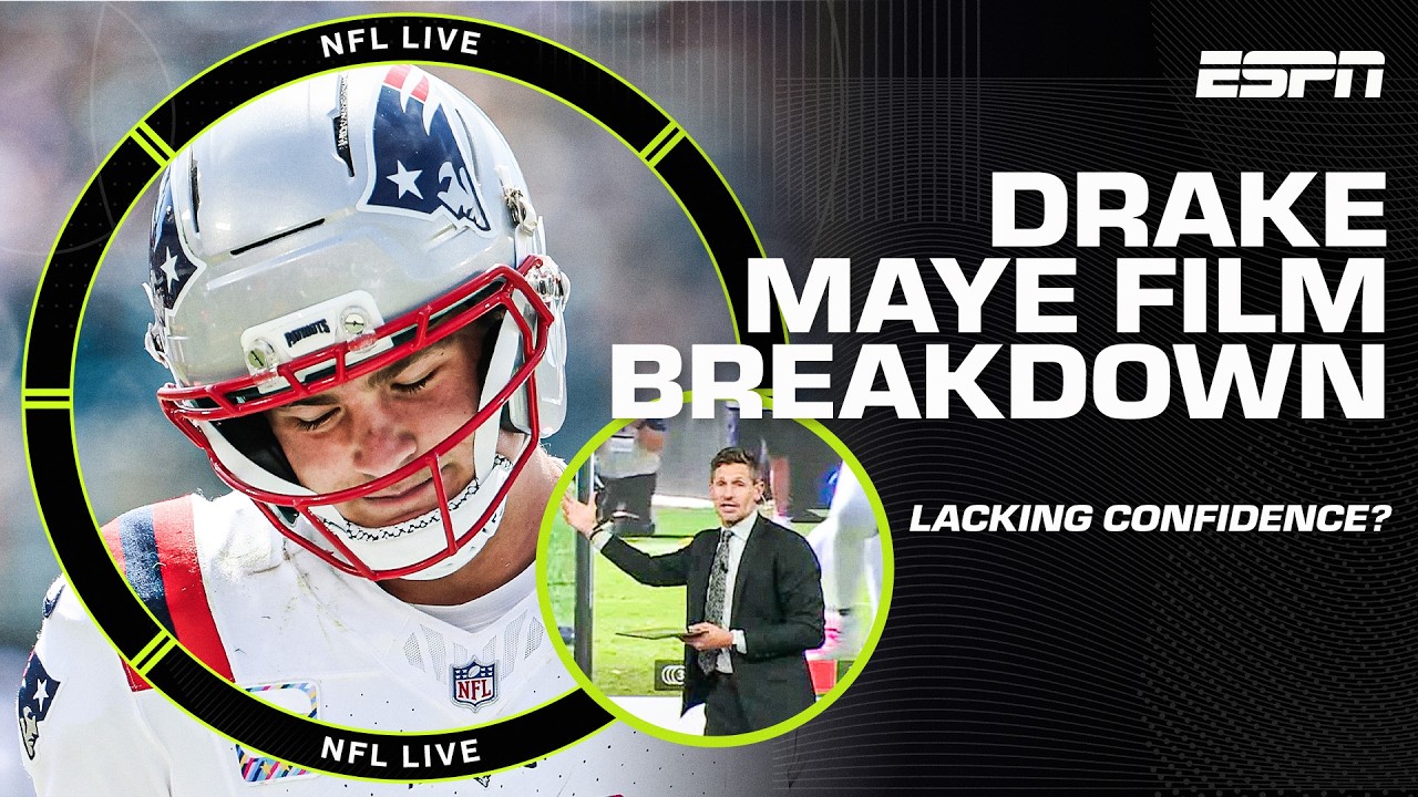 Dan O. and J Mac break down film on Drake Maye’s struggles this season + CMC & the 49ers | NFL Live