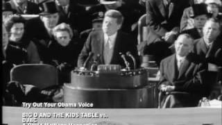 Try Out Your Obama Voice: BIG D AND THE KIDS TABLE vs djBC, A David McWane Happening