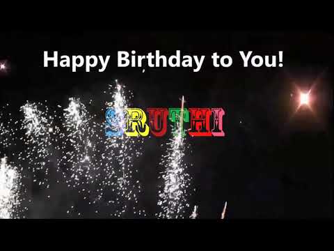 Happy Birthday Sruthi