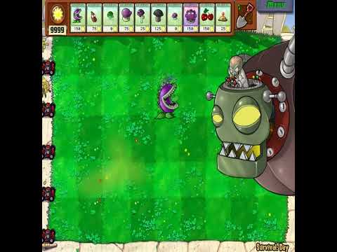 PLANTS VS ZOMBIES - CHOMPER VS DR. ZOMBOSS! 😲😁😂 #shorts #pvz