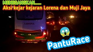 Download lagu Aksi Kejar - Kejaran Bis Lorena dan Muji Jaya saat di Pantura mp3