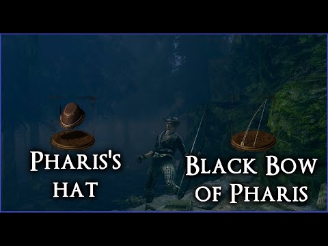 Black Bow of Pharis and Pharis' Hat Location [Darkroot Garden] - DS Remastered