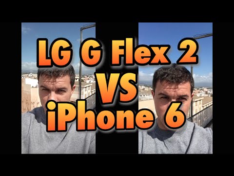 Cámara LG G Flex 2 VS iPhone 6