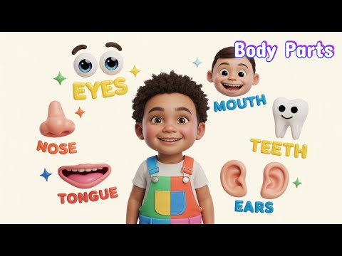 Let’s Learn Body Parts of the Head! For kids – Fun Preschool Lesson